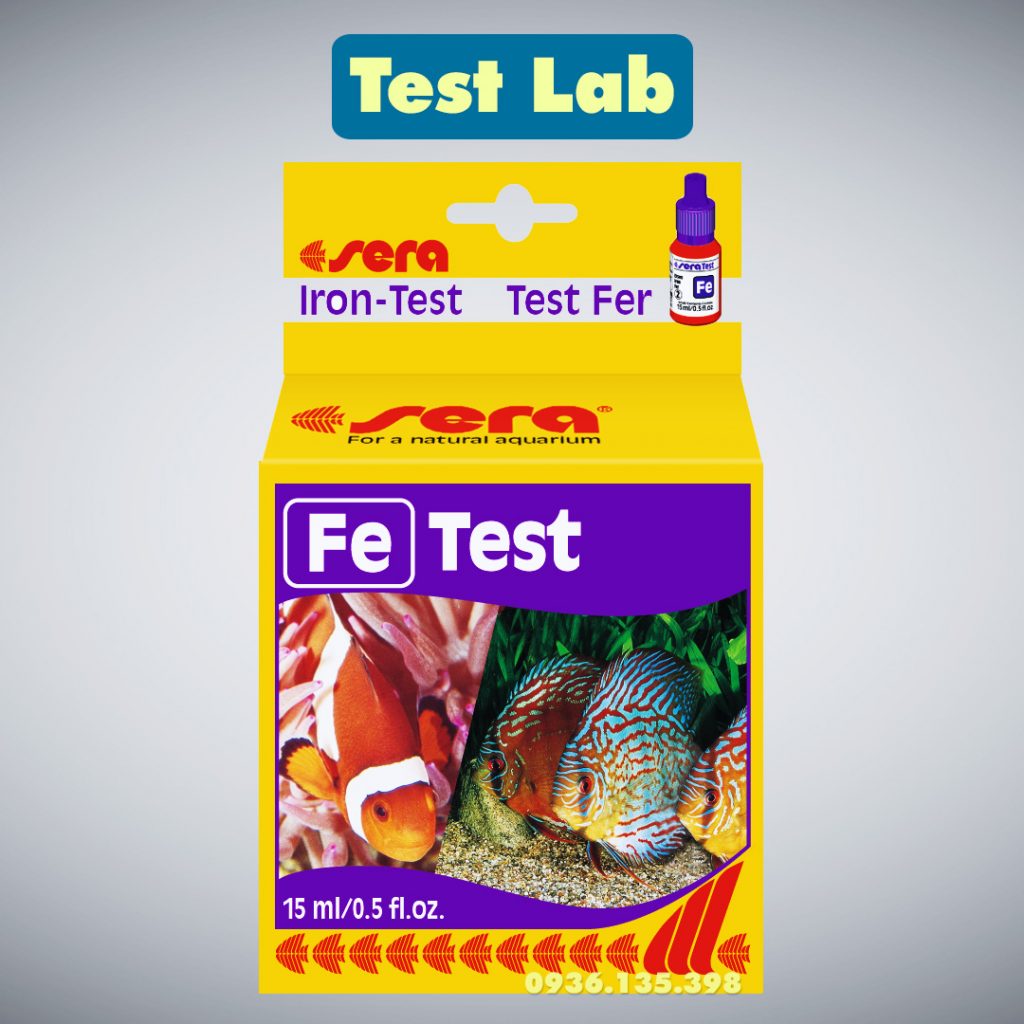 Test Fe - Giúp kiểm tra nồng độ sắt trong nước ngọt và nước mặt